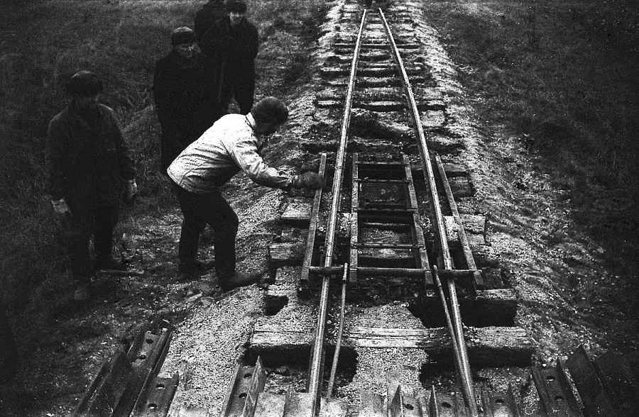 Virtsu - Rapla railway dismantling 
10.1968
Lihula
