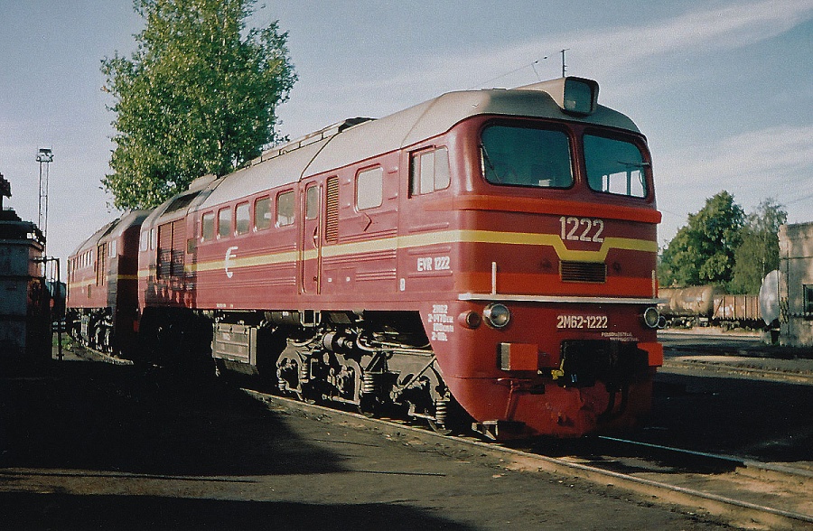 2M62-0221 (EVR 2M62-1221/1222)
09.2000
Tallinn-Kopli depot
