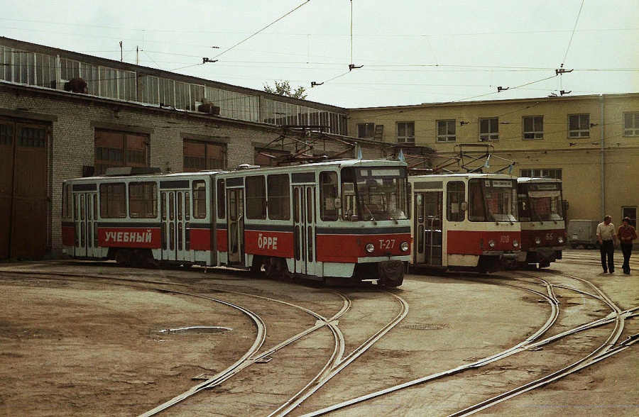 KT4SU - T27 & 108 & 55
24.08.1988
Pärnu mnt. depot
