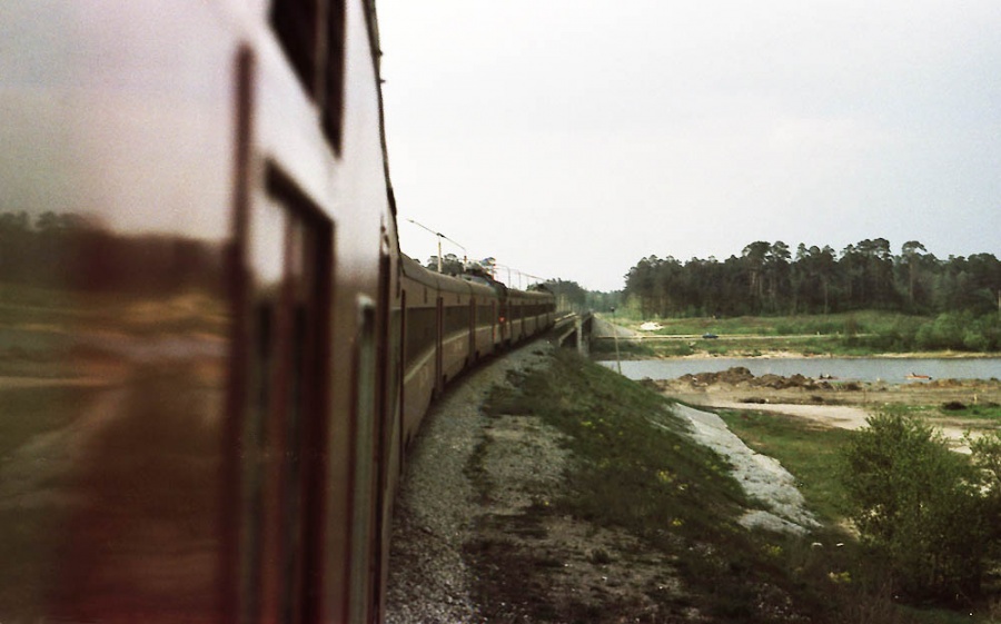 D1-616 + D1-588, Tallinn-Rīga train
08.1983
Pärnu river bridge
