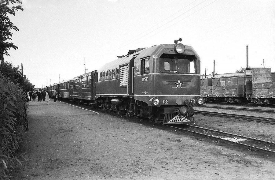 TU2-217 with Tallinn - Pärnu passenger train
07.1964
Tallinn-Väike  
