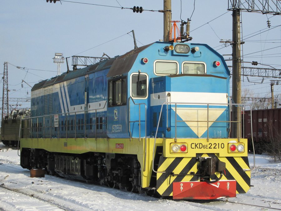 CKD6E-2210
21.12.2013
Kargandy-Suryptau depot (Депо Караганды-Сурыптау)
