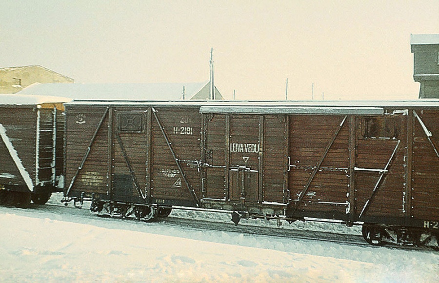 20 ton freight car
02.12.1973
Valmiera station
