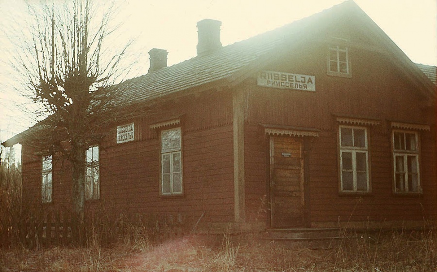Riisselja station
28.01.1975
Ainaži (Ikla)-Riisselja 750 mm railway
