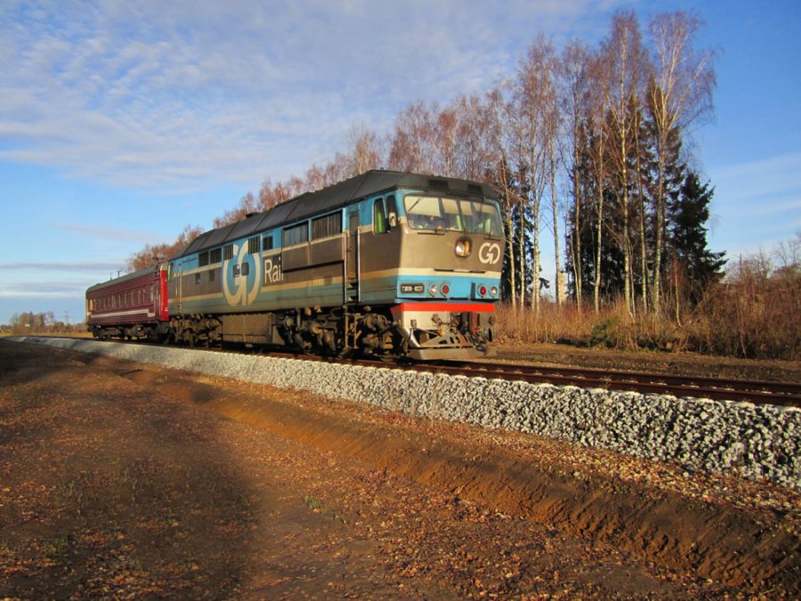 TEP70-0237 and newer Latvian track measurement car
16.11.2011
Taikse
