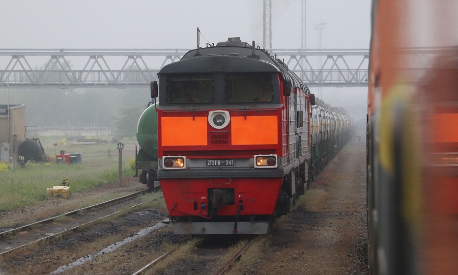2TE116- 341 (Russian loco)
10.06.2020
Narva 
