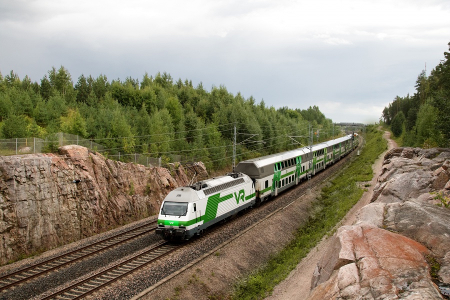 Sr2 3204
20.08.2017
Haarajoki

On the high speed line Kerava-Lahti;
Kerava-Lahti kiirraudteel
