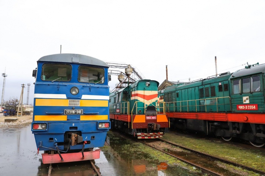 2TE116- 948 & ČME3-4611, 3354
27.02.2020
Ventspils depot
