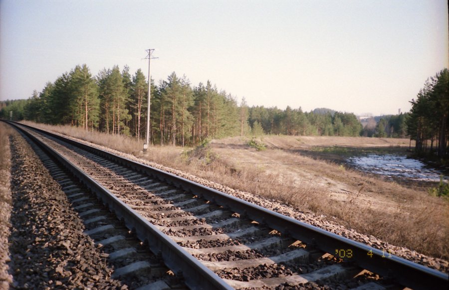 Orava - Pechory (Koidula)
11.04.2003
Former triangle to Valga - Pechory line
