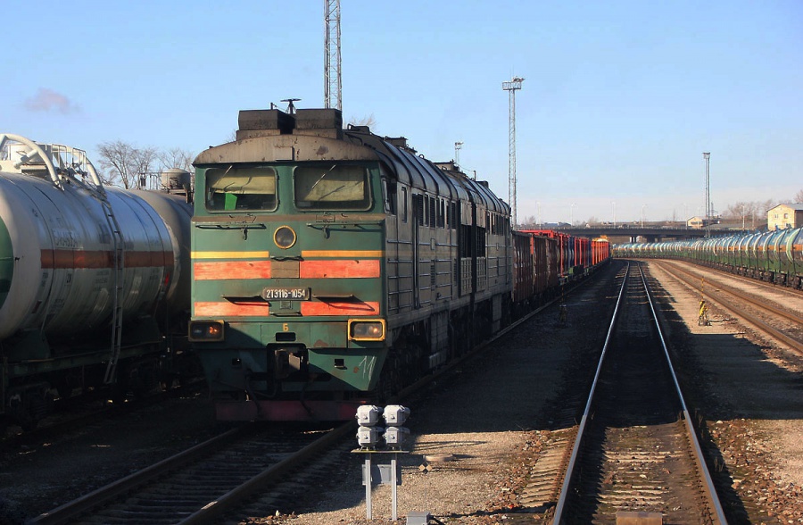 2TE116-1054 (Russian loco)
12.03.2017
Narva 
