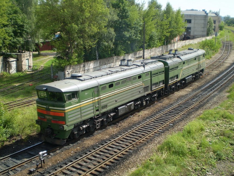 2TE10M-3109 (Belorussian loco)
22.07.2010 
Daugavpils
