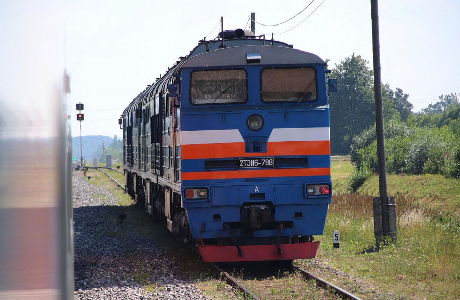 2TE116- 788 + 2TE116-1042 
17.07.2018
Pedja
Locomotives are leaving from Estonia to Latvia
