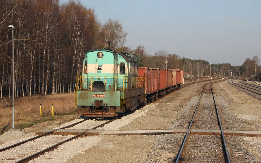 ČME3-3491 hauling freight train
22.04.2014
Türi
