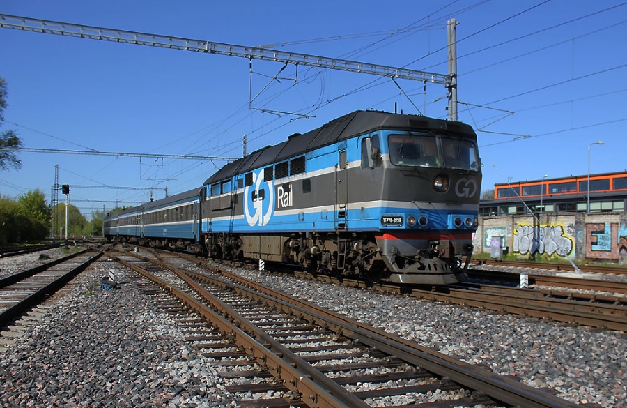 TEP70-0236
19.05.2015
Tallinn-Balti
Last train from Moscow to Tallinn hauled by GoRail.
Viimane GoRaili teenindatud reisirong Moskvast Tallinna.
