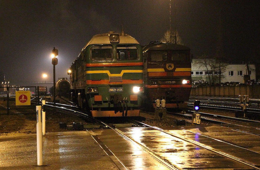 2M62U-0125 (Latvian loco) & 2TE116- 559 (Latvian loco)
01.03.2017
Valga
