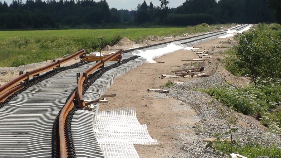Railway repairs on Türi-Viljandi line
near Kärevere
