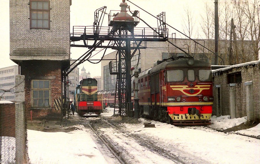 TEP60-0924 & ČME3-3490
27.02.1996
Tallinn-Kopli depot
