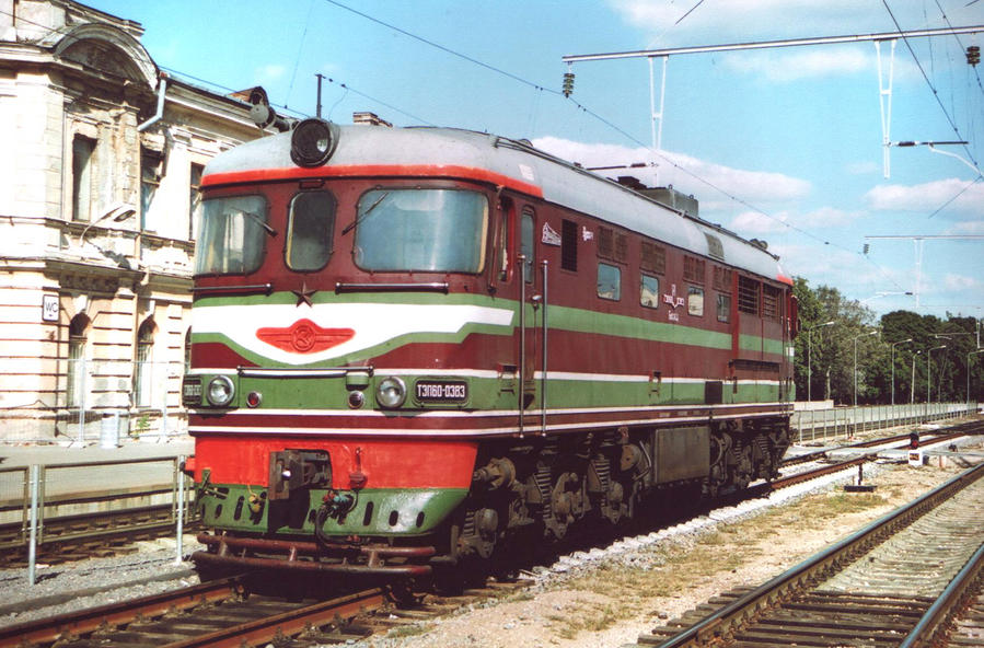 TEP60-0383 (Belorussian loco)
09.2005
Vilnius
