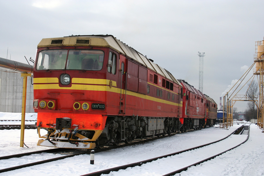 TEP70K-0232 (Belorussian loco, ex. Latvian)
26.01.2007
Vilnius
