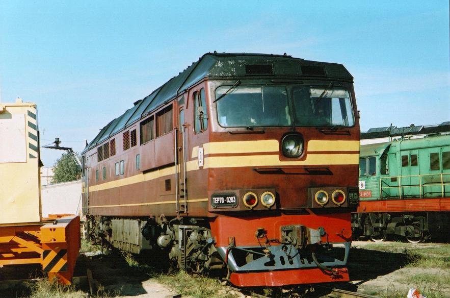 TEP70-0203
09.10.2005
Rīga-Šķirotava depot
Võtmesõnad: riga-skirotava