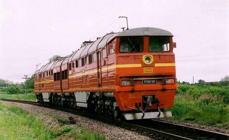 2TE116- 597 (Russian loco)
30.07.2004
Maardu

