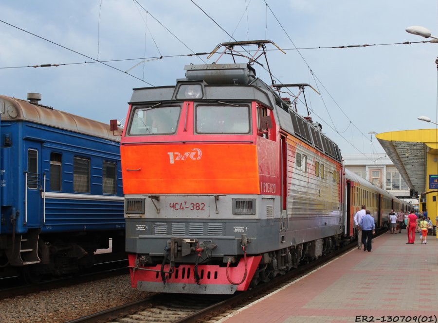 ČS4T-382 (Russian loco)
14.07.2013
Minsk-Pasažirskij

