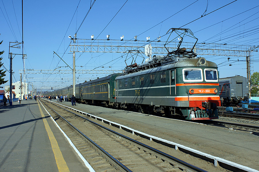 ČS2-350
14.09.2011
Ischim, train 4 Moskva - Peking
