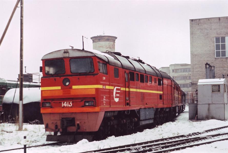 2TE116- 4** (later 1682, EVR 2TE116-1413/1414)
02.2004
Tallinn-Kopli depot
