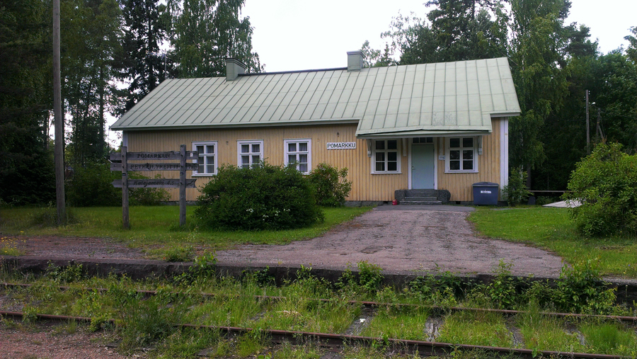 Pomarkku station (on Pori - Haapamäki railway, not in use)
13.06.2013
Pomarkku
