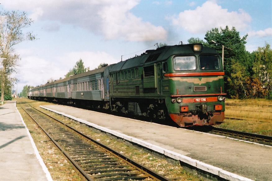 M62-1286
14.09.1996
Liiva, penultimate Tallinn-Viljandi train with class-wagons
