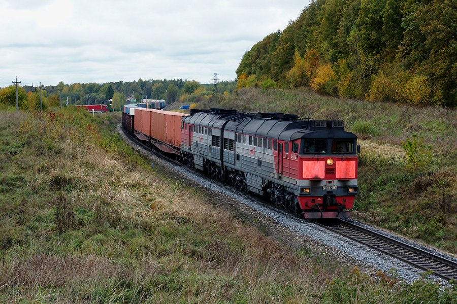 2TE116-1552 (Russian loco, RZD)
02.10.2013
Ludza
