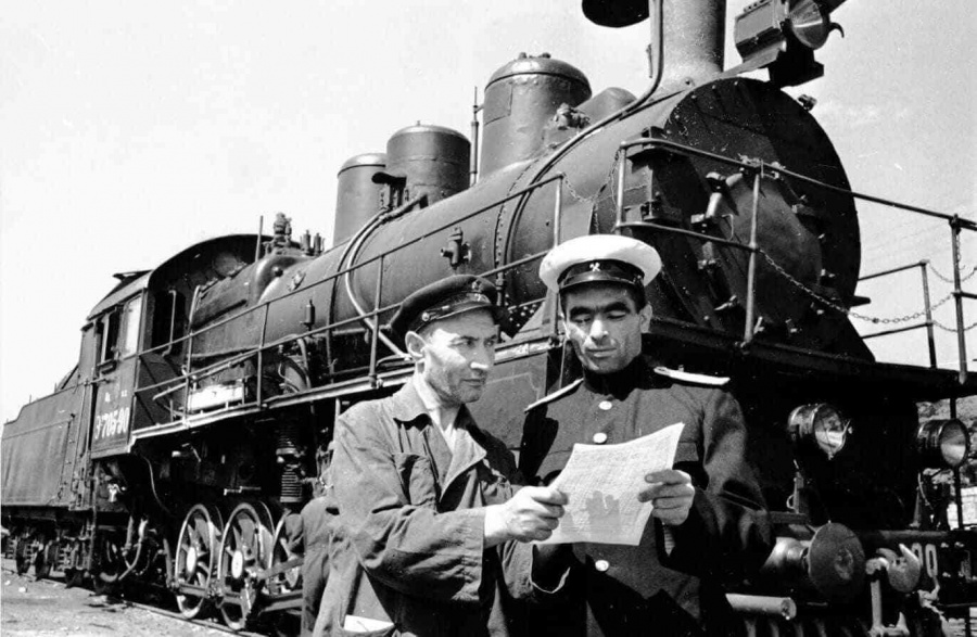 Bakudepot
Eu 705-90 steam locomotive in Baku depot. 1950.
Võtmesõnad: Azerbaijan