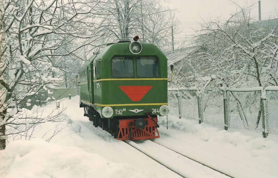 TU2-244
13.02.1999
Gulbene depot 

Happy new year for all railfans!
Head uut aastat, kõik raudteehuvilised!
