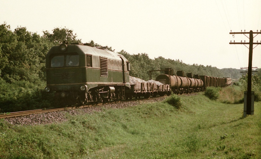 TU2-230 hauling freight-passenger train
24.07.1990
Dohno - Rudnitsa
