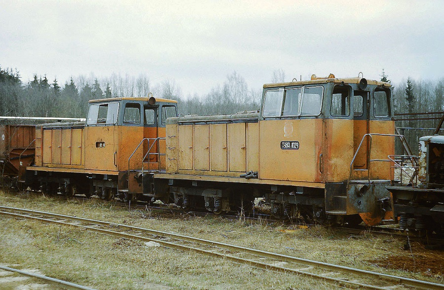 Withdrawn TU6A locomotives
15.04.1990
Puhja
