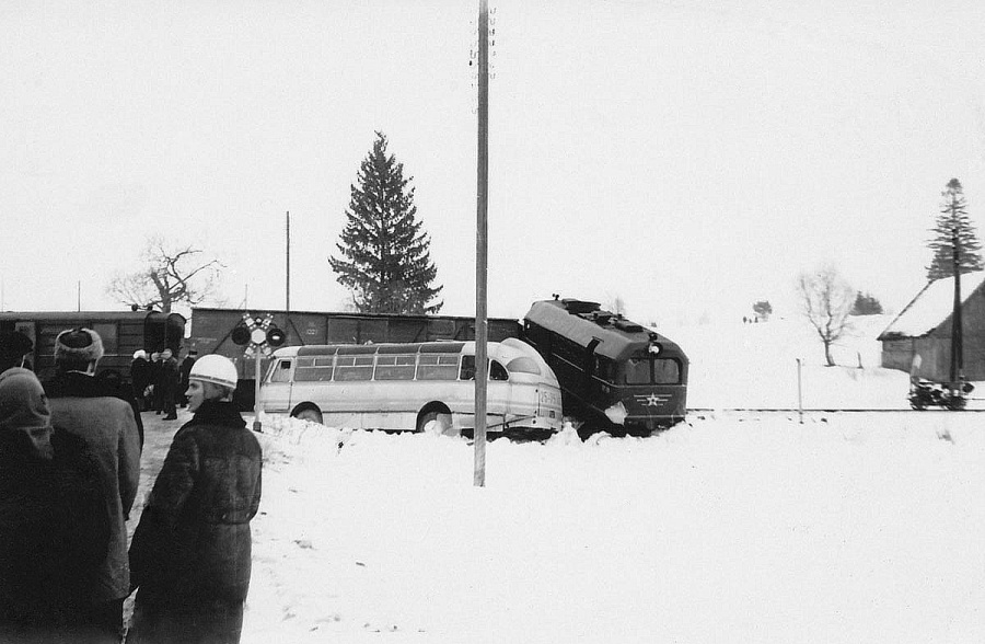 TU2-139 vs LAZ bus
25.02.1967
Abja - Halliste, Kuksi crossing
