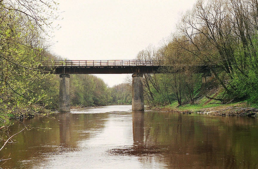 Sauga river bridge
12.05.1997
Lavassaare - Pärnu line
