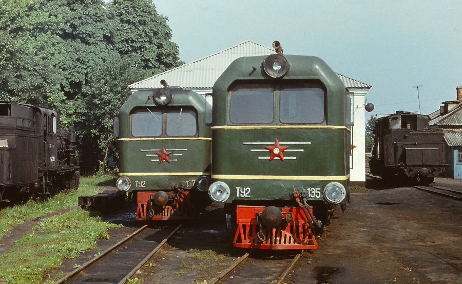 TU2-137 & TU2-135
19.06.1982
Vapnjarka depot

Locomotives worked in Estonia 12.1957 - 04.1972.
