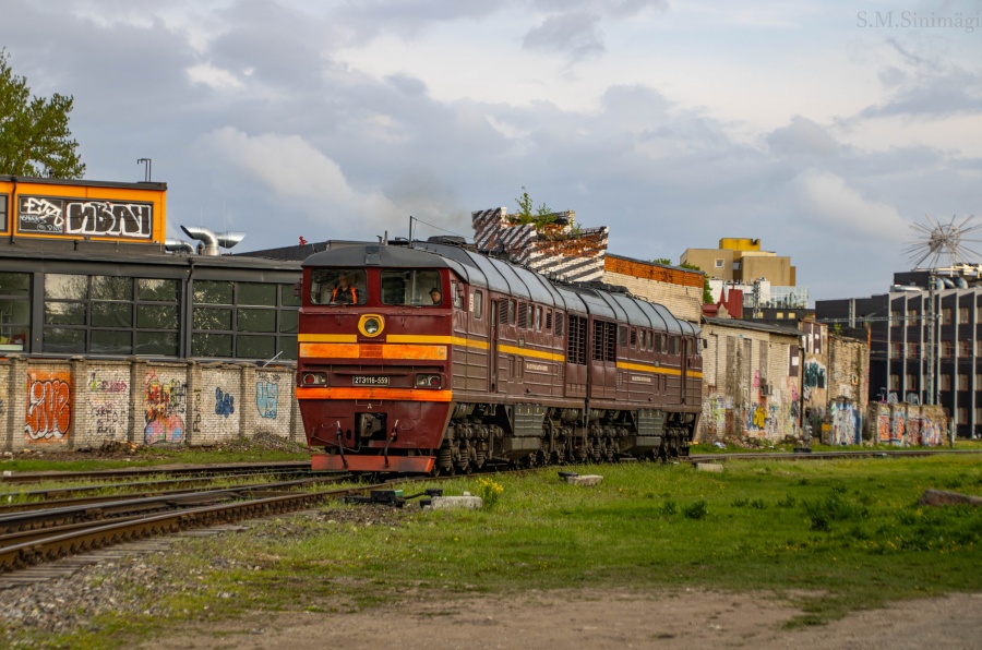 2TE116- 559 (Latvian loco)
17.05.2023
Tallinn-Kopli
