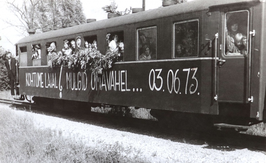 Last train leaving from Mõisaküla to Viljandi
03.06.1973
Abja
