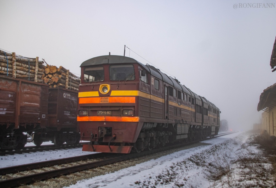 2TE116- 662 (Latvian loco)
21.01.2023
Paldiski
