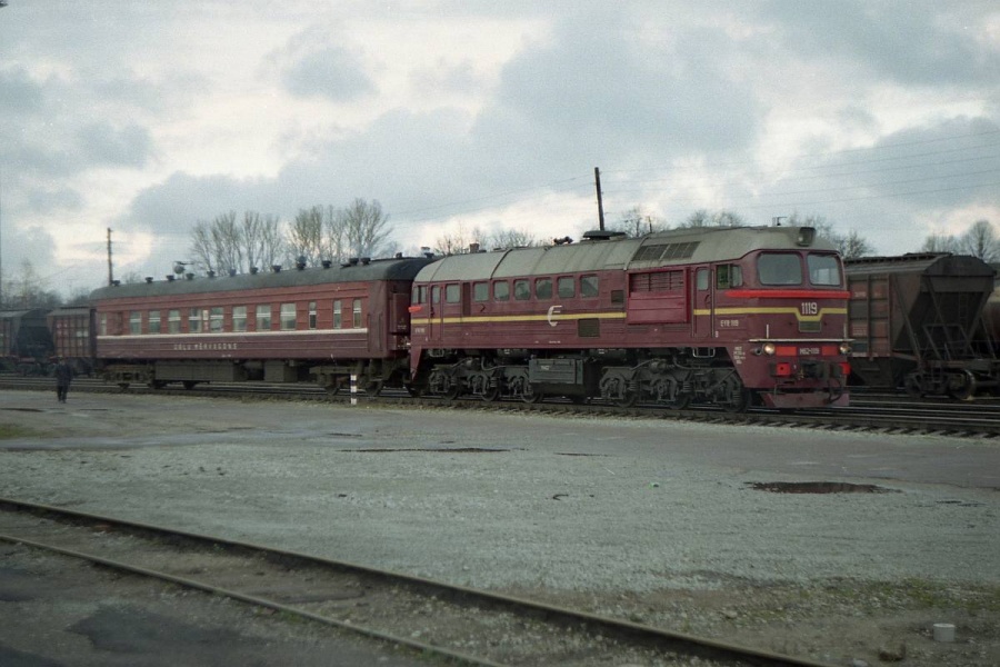 M62-1286 (EVR M62-1119)  + Track measurement car
08.11.2001
Tallinn- Kopli
